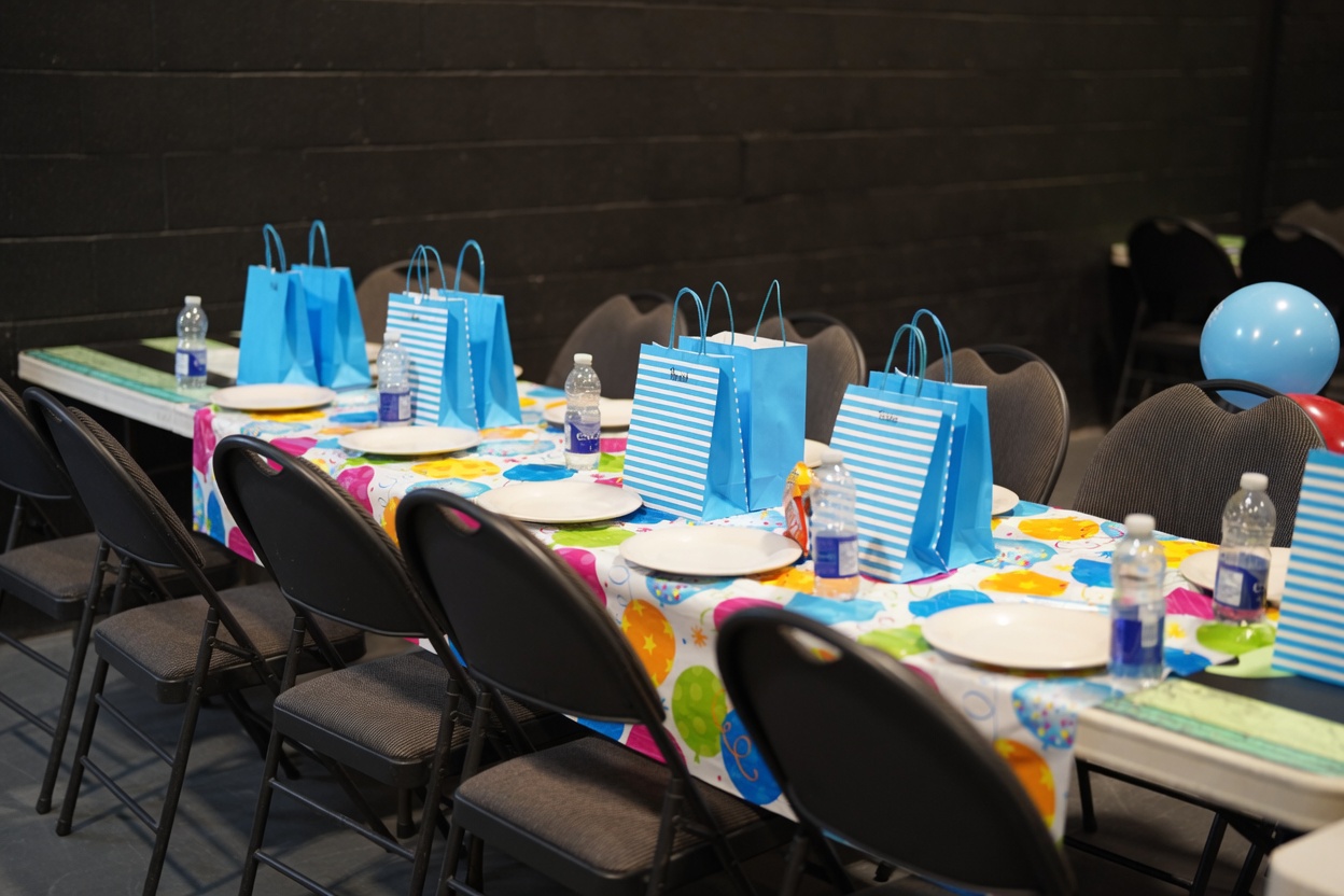 Group seating area at SkyTag